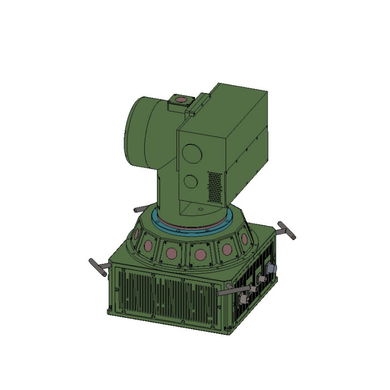 What are the primary technical challenges in scaling a Laser Active Protection System LAPS for ground vehicles