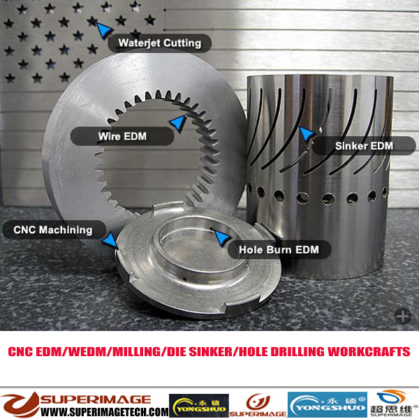 400mm *500mm 3-Axis/4-Axis/5-Axis CNC EDM Small Hole Drill Sinking EDM