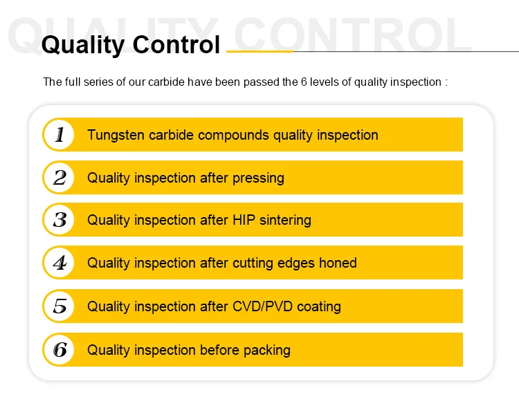 All Dimension Raw Material K10 Tungsten Carbide Rods