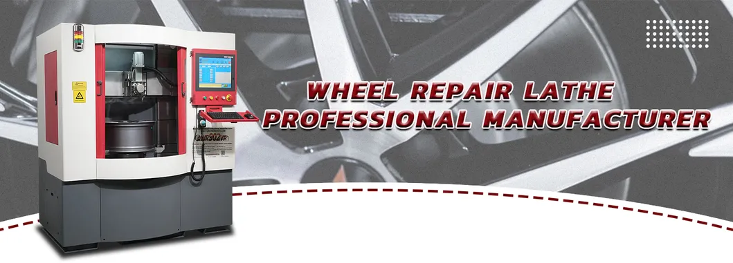 Alloy Wheel CNC Lathe Diamond Cutting Machine Easy Operate