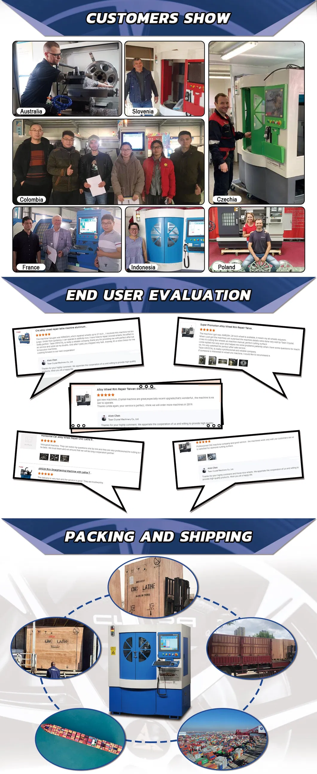 Automatic Rim Refinish CNC Alloy Wheel Lathe Awr901vp