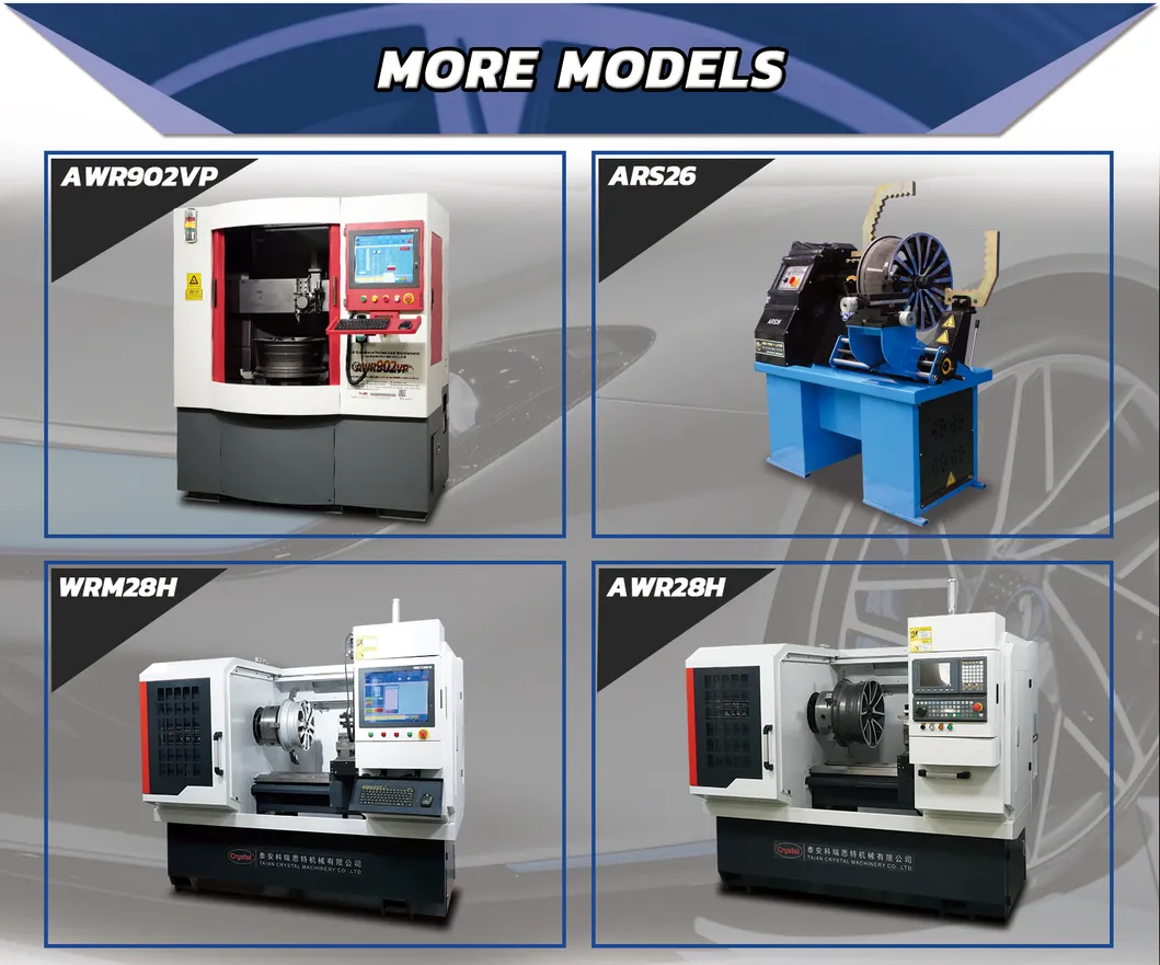 Automatic Rim Refinish CNC Alloy Wheel Lathe Awr901vp