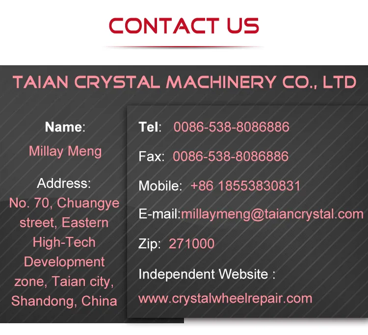 Automatic Rim Refinish CNC Alloy Wheel Lathe Awr901vp