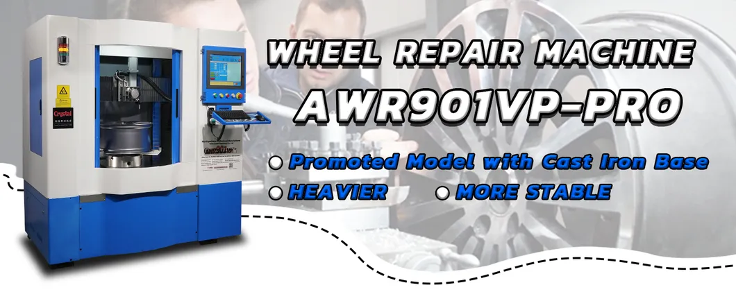 Awr901vp-PRO Vertical Wheel Diameter 32′′ Inch Wheel Repair CNC Lathe Machine