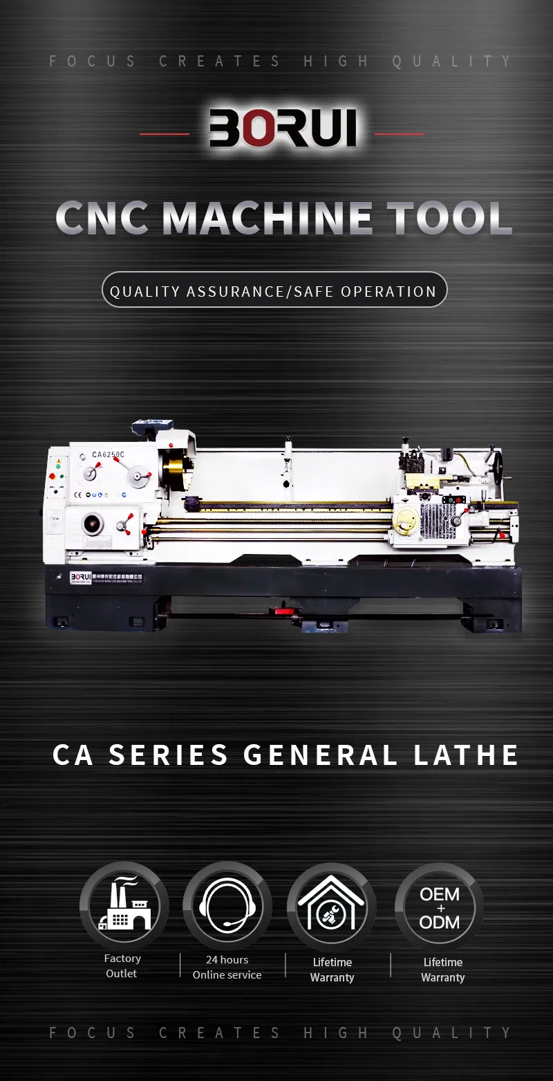 Ca6150 Ca6250 Hobby Conventional Medium Duty Torno Tornos Manual Metal Horizontal Lathe Machine