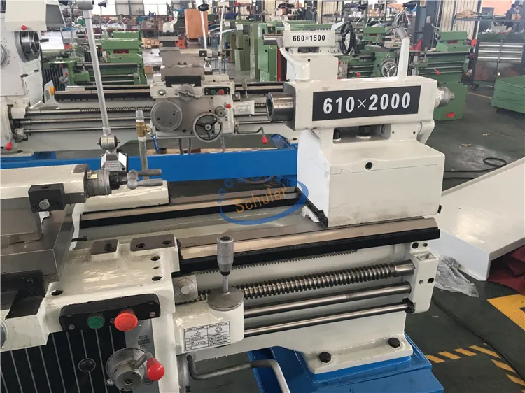 Ca6161 Brake Lathe Universal Metal Horizontal Gap Bed Turning Lathe