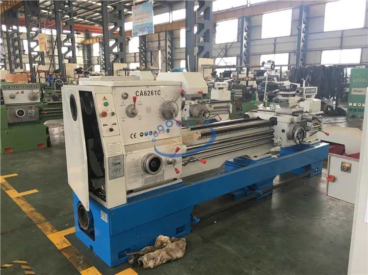 Ca6161 Brake Lathe Universal Metal Horizontal Gap Bed Turning Lathe