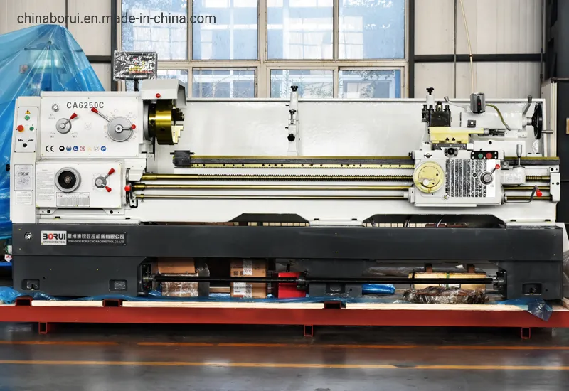 Ca6161 Conventional Manual Metal Horizontal Gap Bed Lathe Machine