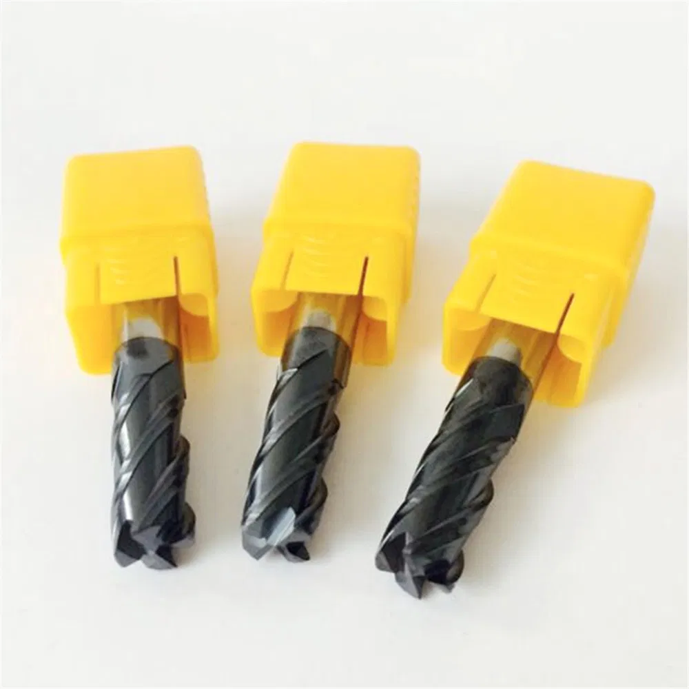 China Top Quality HRC55 4f Corner Raduis Cutting End Mills Metal