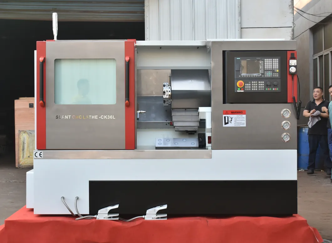 Ck36lx750mm Slant CNC Lathe / High Rigidity & Precision Model for Long Bar Workpiece