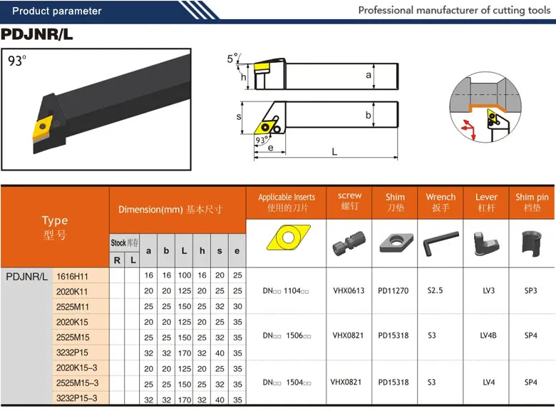 CNC Cutting Tools External Turning Tools Turning Toolholders