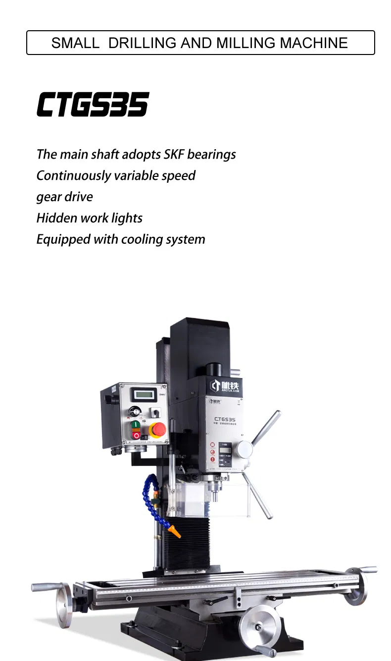 Ctgs35 Bed Type Universal Vertical Drilling and Milling Machine