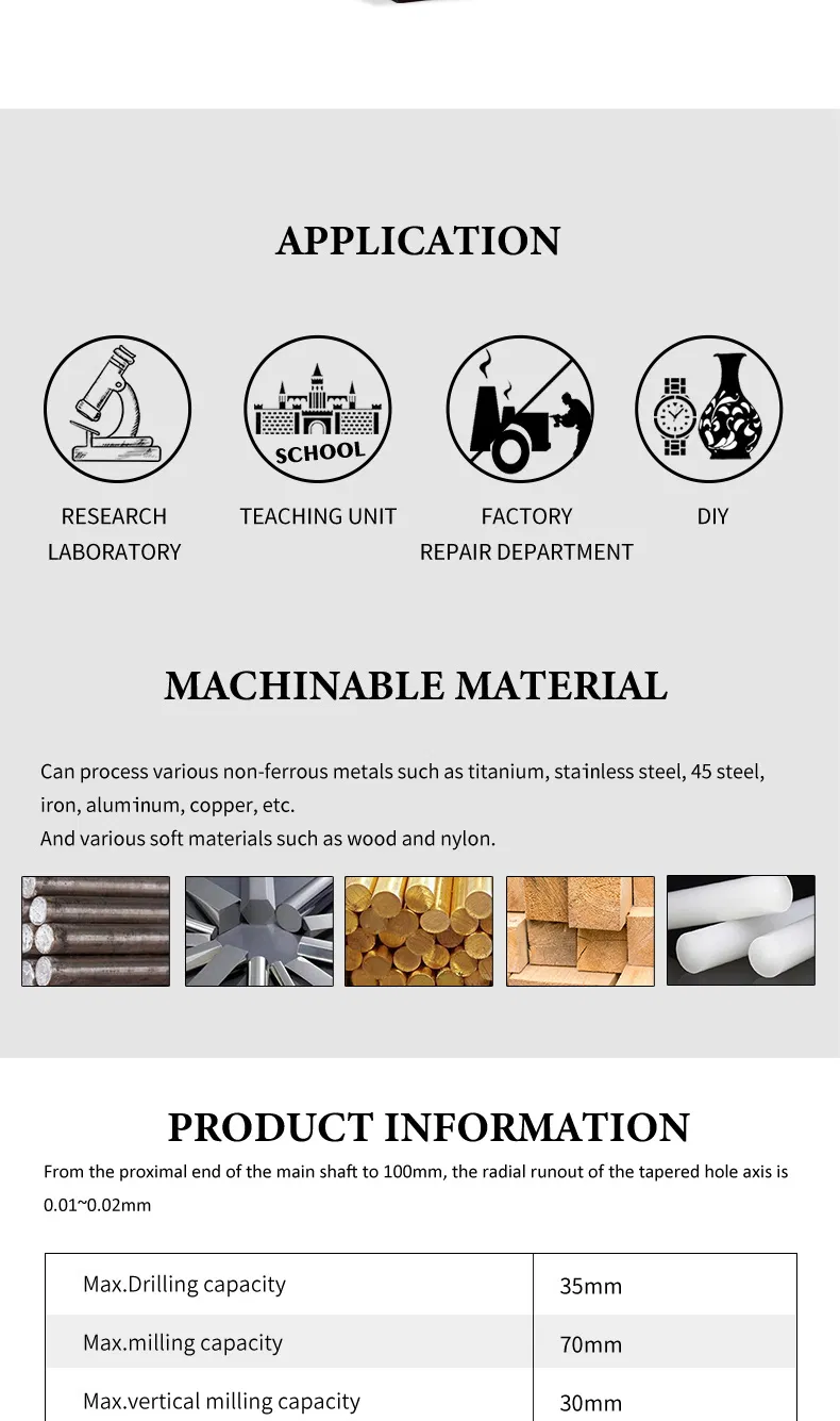 Ctgs35 Bed Type Universal Vertical Drilling and Milling Machine