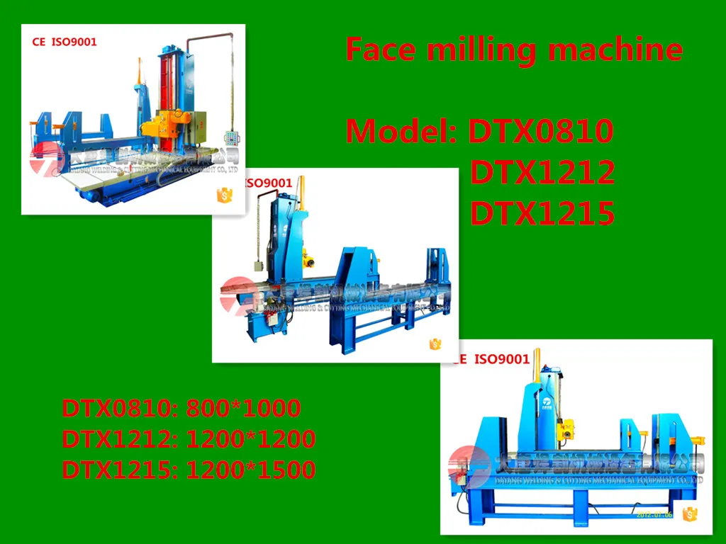 Datang Direct Manufacture CE Approved for 12 Years Face Milling Machine