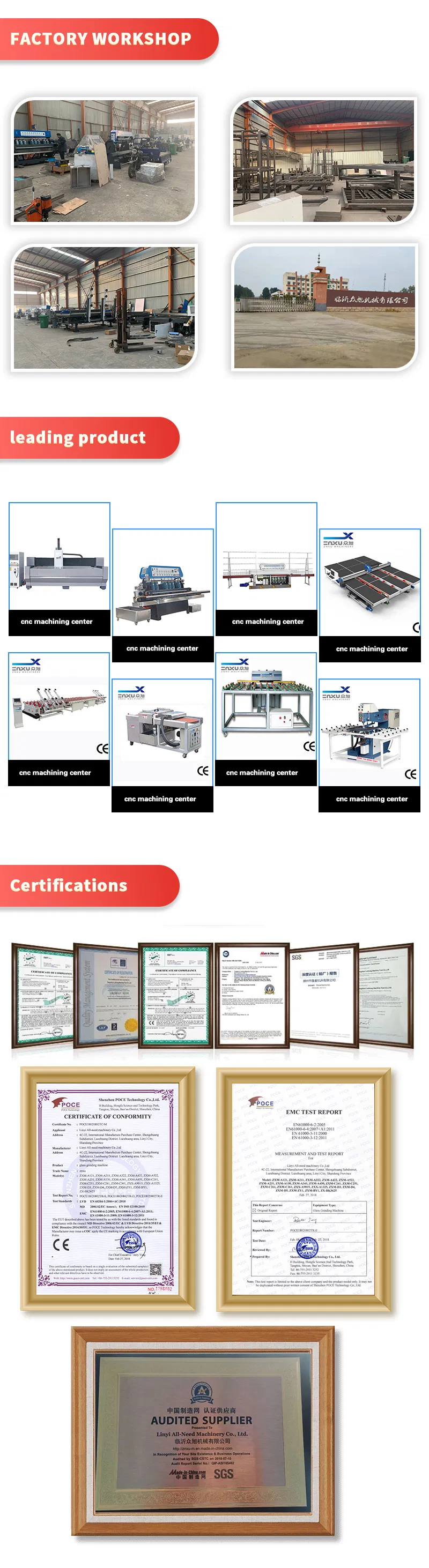 Direct Sales Zxx-C3018 CNC Woodworking Machining Center
