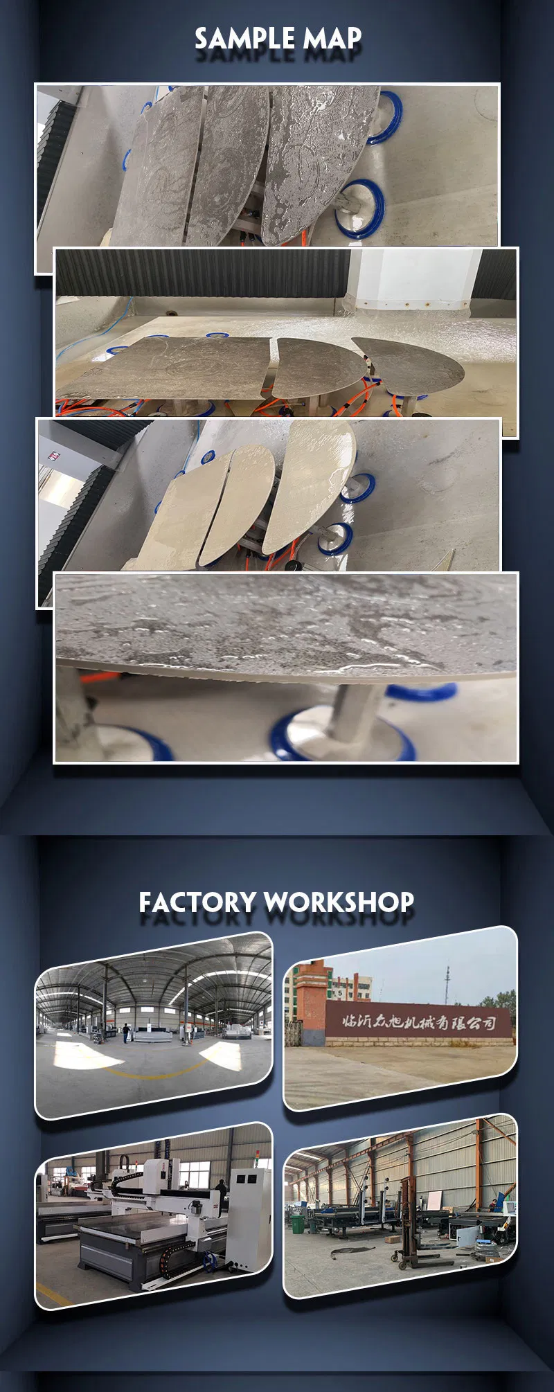 Factory Price Zxx-C3018 CNC Milling Machine for Glass/ Acrylic/Ceramic Tiles/Rock Plates