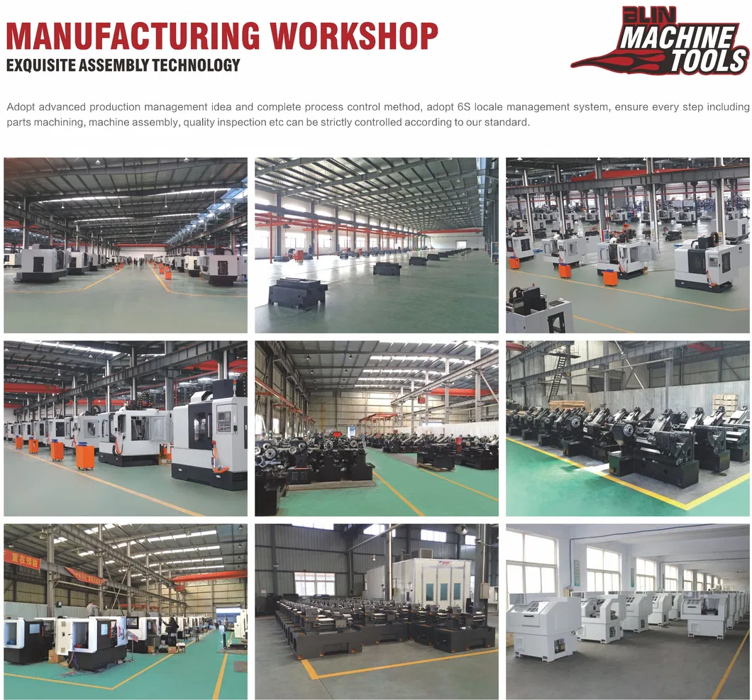 Flat Bed CNC Lathe (BL-H6163/6180/61100) (High quality)