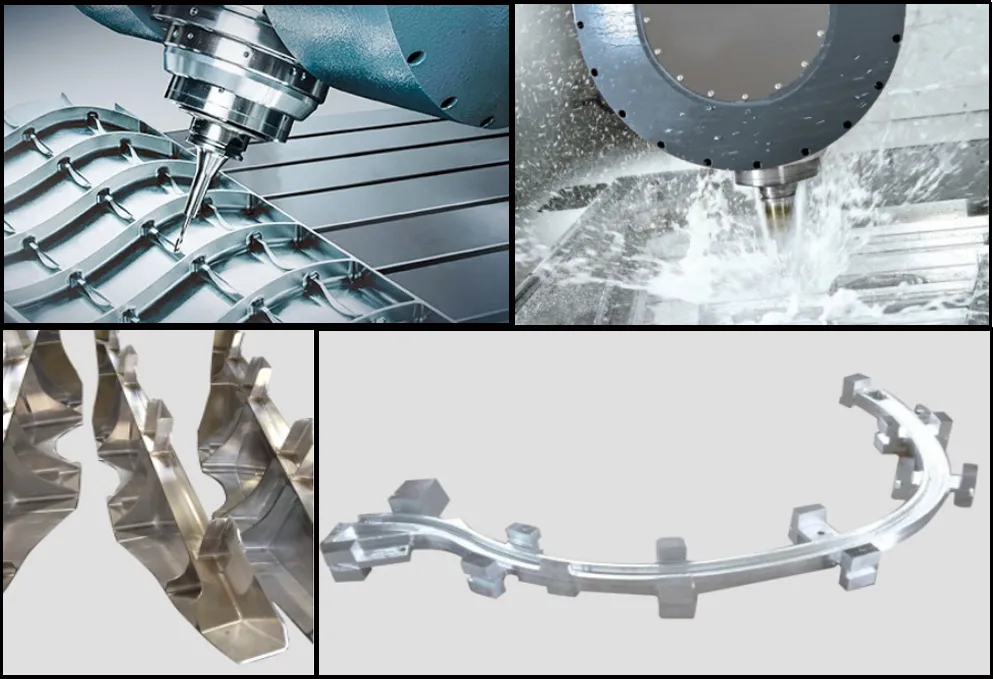 Gantry CNC Machining Center with 5 Axis for Processing Complex Aluminum or Steel Profiles