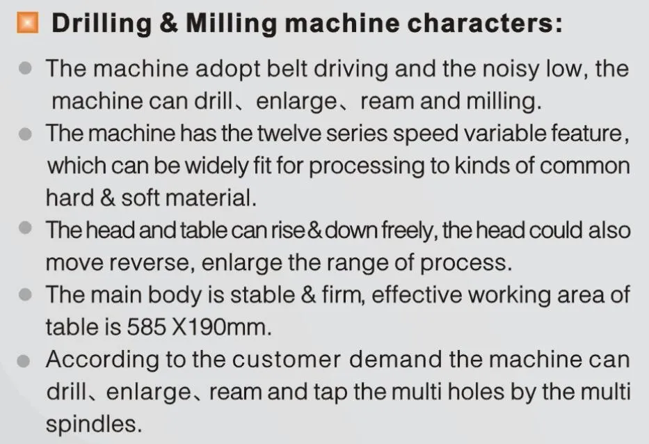 Gear Head Autofeed Drilling Milling Machine Vertical Driller (ZX32 / ZX40 Series)