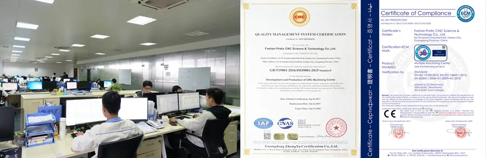 High Accuracy 5 Axis Gantry CNC Machining Center