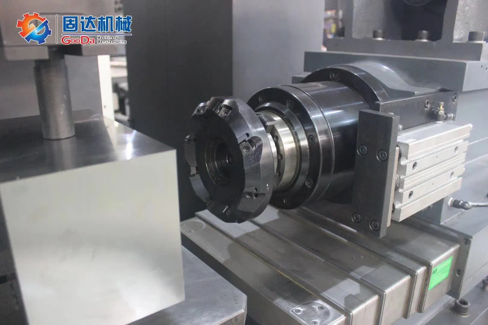 High Cutting Force CNC Machining Twin Head Horizontal Milling Machine with Japan Fanuc System
