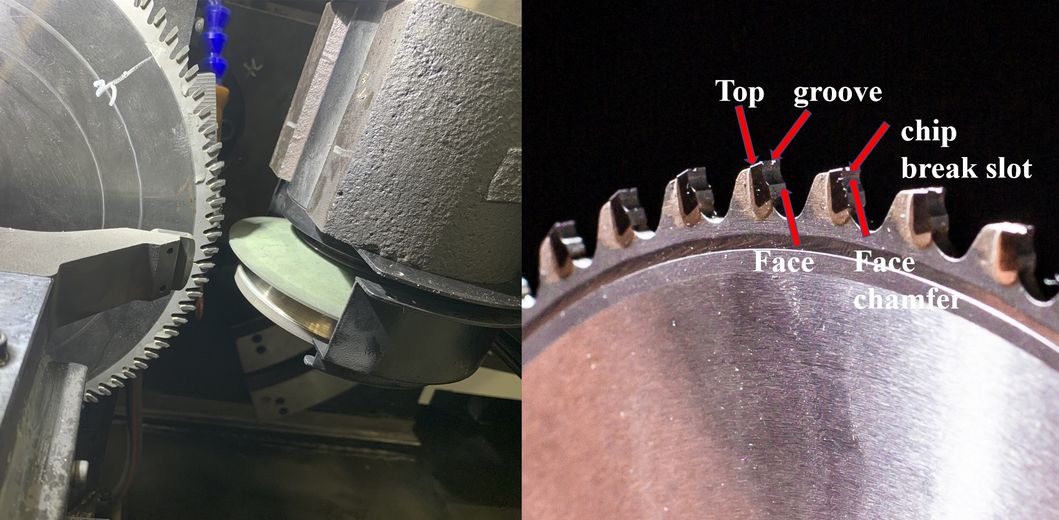 High Precision CNC Circular Saw Blade Sharpener Grinding Machine