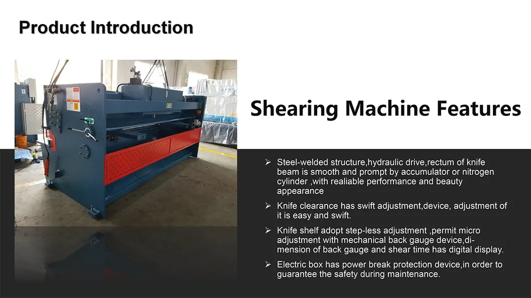 Hydraulic CNC Shearing Machine QC12y-6*3200