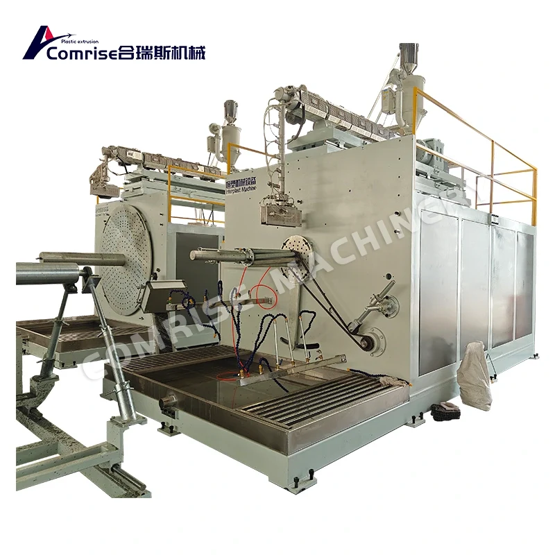 HDPE Sprial Winding Solid Wall Pipe Production Line