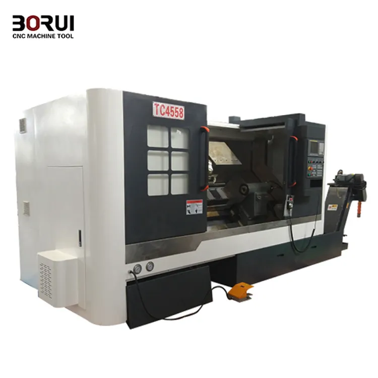 Inclined Bed CNC Lathe Machine Tc4558 Heavy Duty