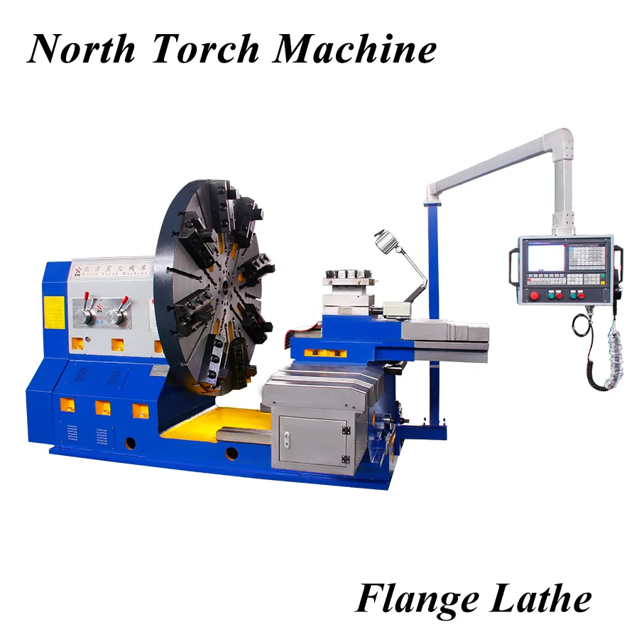 Large Flange Turning Lathe Machine with Special Designed Dro System