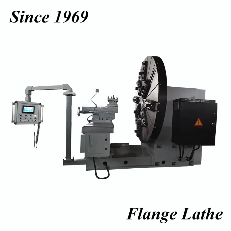 Large Flange Turning Lathe Machine with Special Designed Dro System