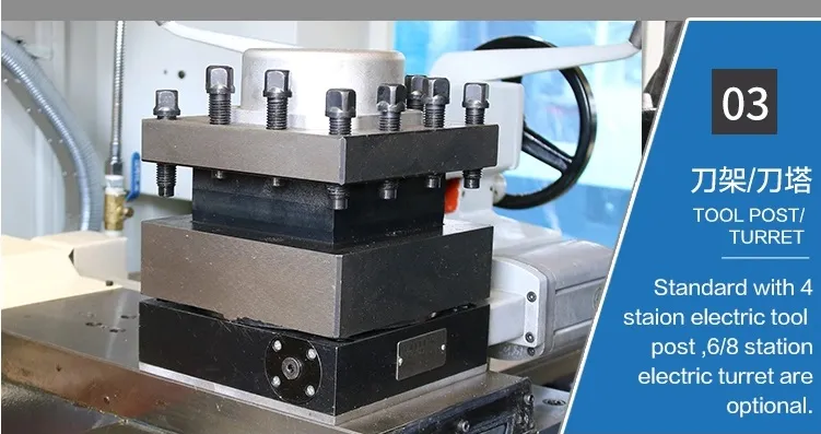 Low Cost in China Ck0641/ Ck0660/Ck0680 Hard Guide Way CNC Lathe