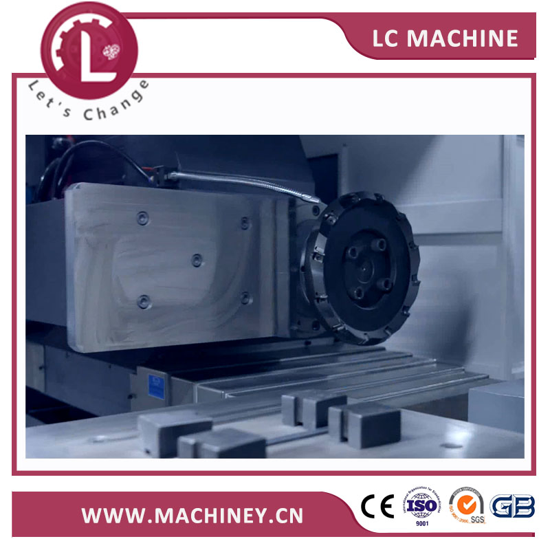 Metal End Face Milling Machine-Accurate-Square Tool Steel CNC Steel Products Machining CNC Twin Head Milling Machine