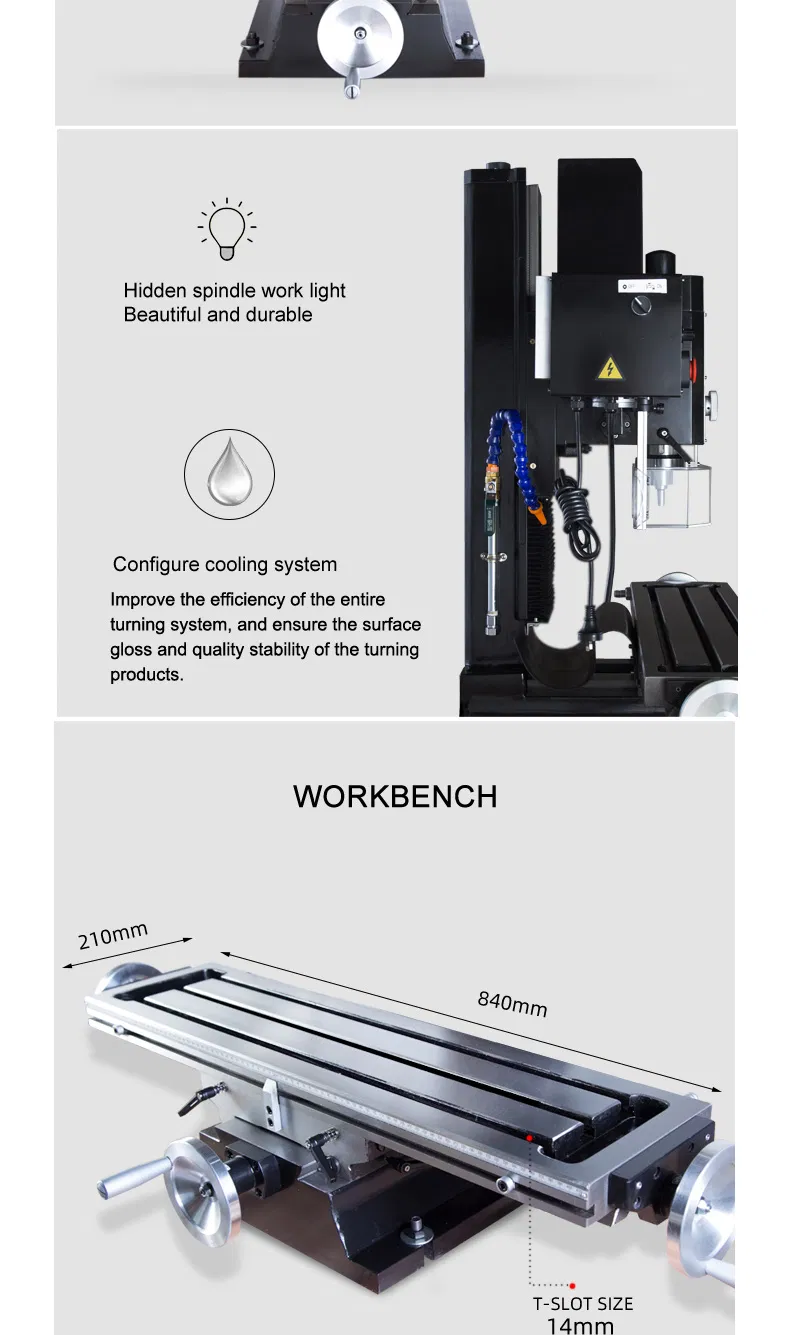 Milling and Drilling Machine with Brushless Motor Ctgs35