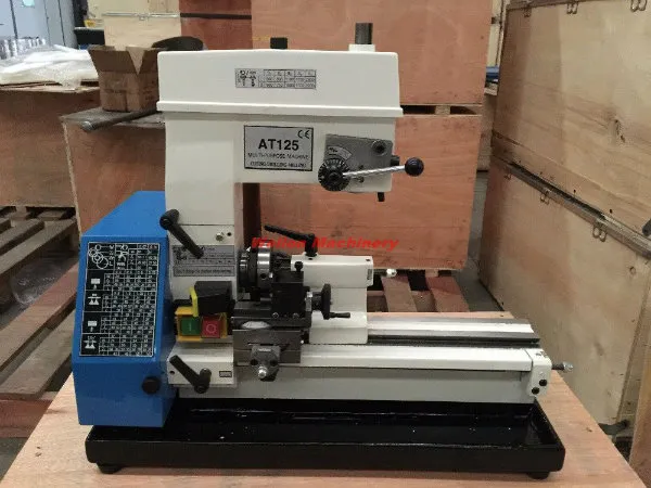 Multi Purpose Bench Turning Milling Drilling Machine At125 (Multi function 3 in 1 Bench Lathe drill mill)
