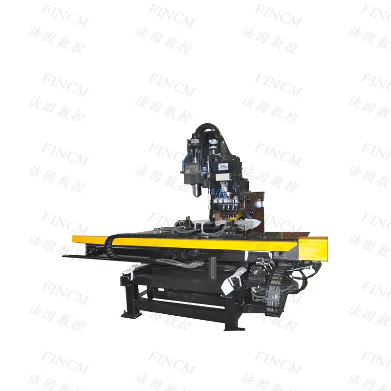 PP123 FINCM CNC Tower Connecting Plate Hydraulic Automatic &nbsp;Punching Marking Machine 1500mm*775mm*25mm