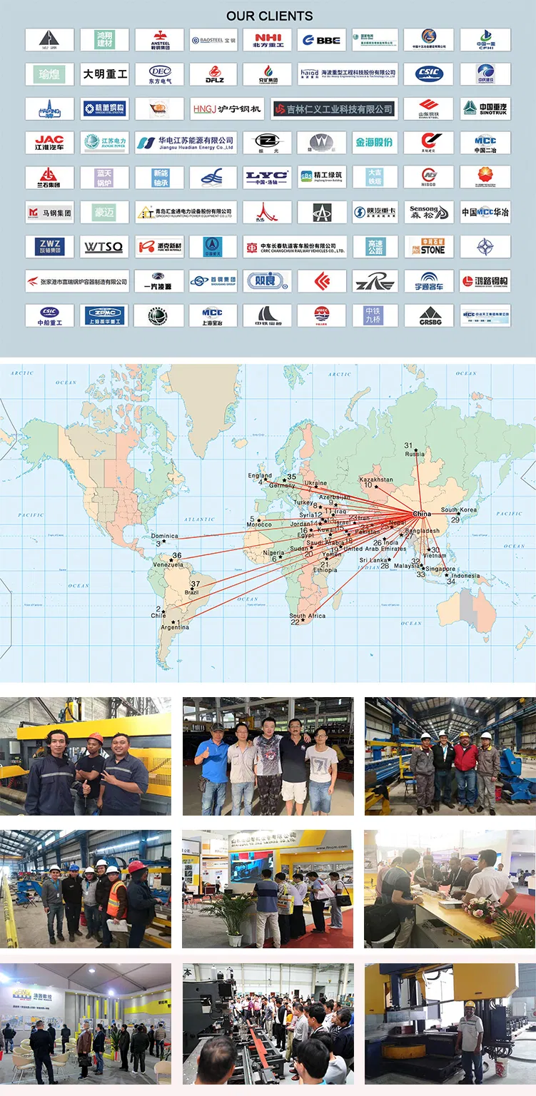 PP123 FINCM CNC Tower Connecting Plate Hydraulic Automatic &nbsp;Punching Marking Machine 1500mm*775mm*25mm