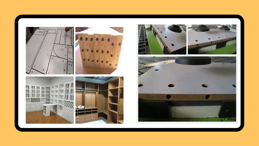 Side Hole Wood Furniture Punching Laser Drilling Machine/ Woodworking CNC Side Hole Puncher