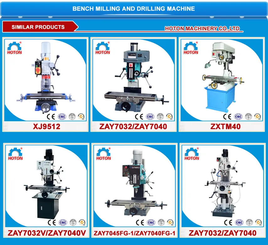 Small Bench Drilling Milling Machine (ZAY7020 ZAY7032 ZAY7040 ZAY7045)
