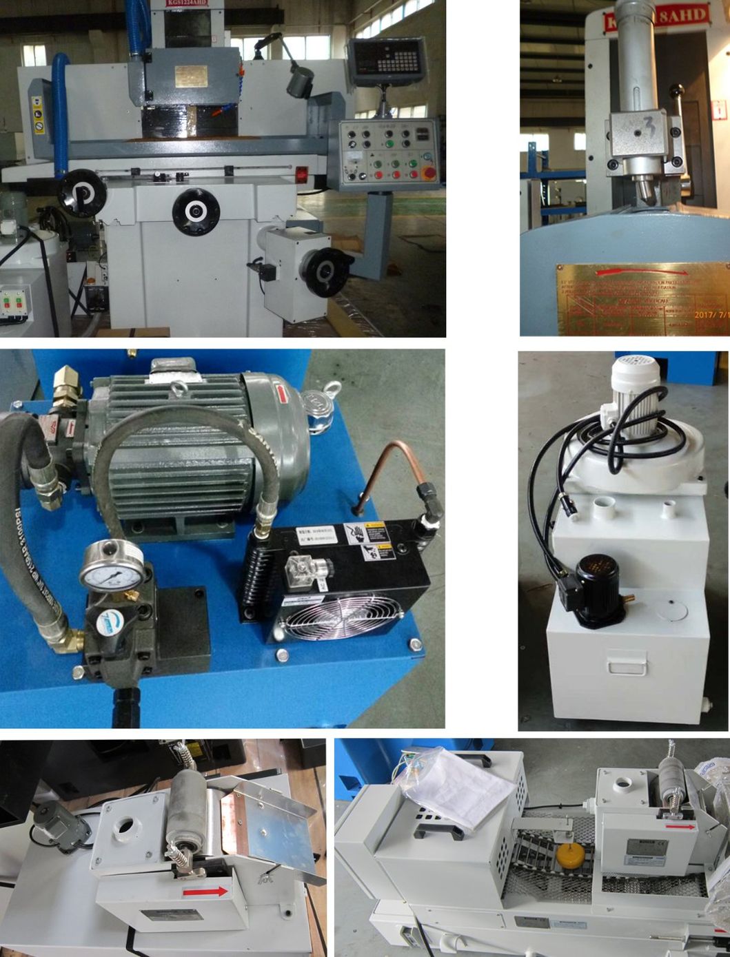 Small PLC Full Auto Surface Grinding Machine for Metal Polishing