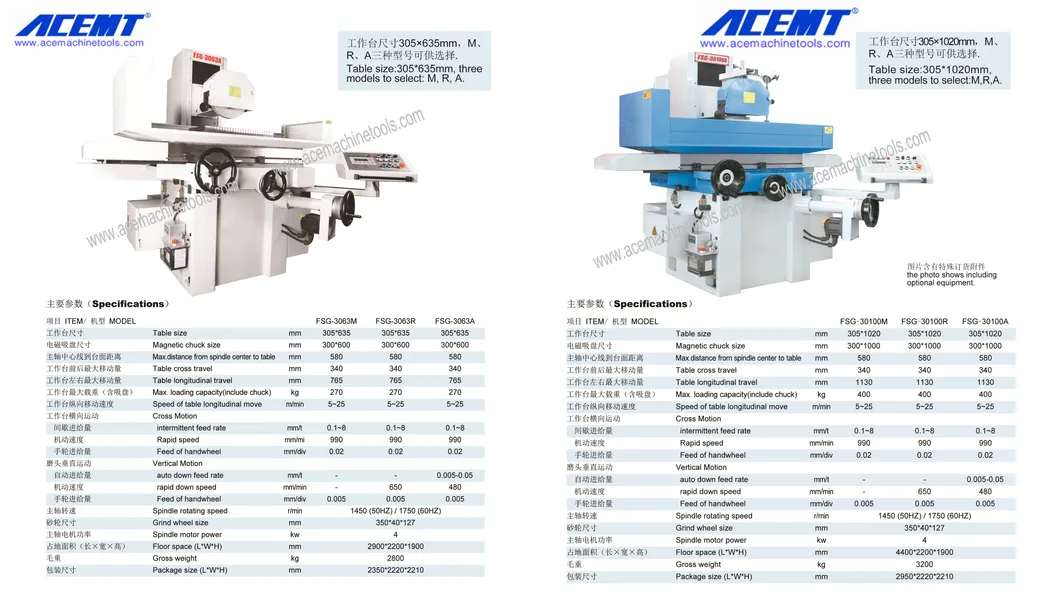 Surface Grinding Machine (SG-3063, SG-30100)
