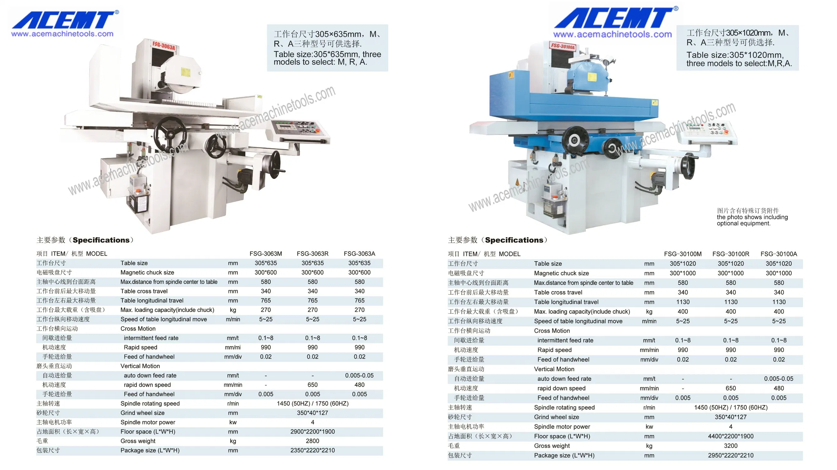 Surface Grinding Machine (SG- 3063 , SG-30100)