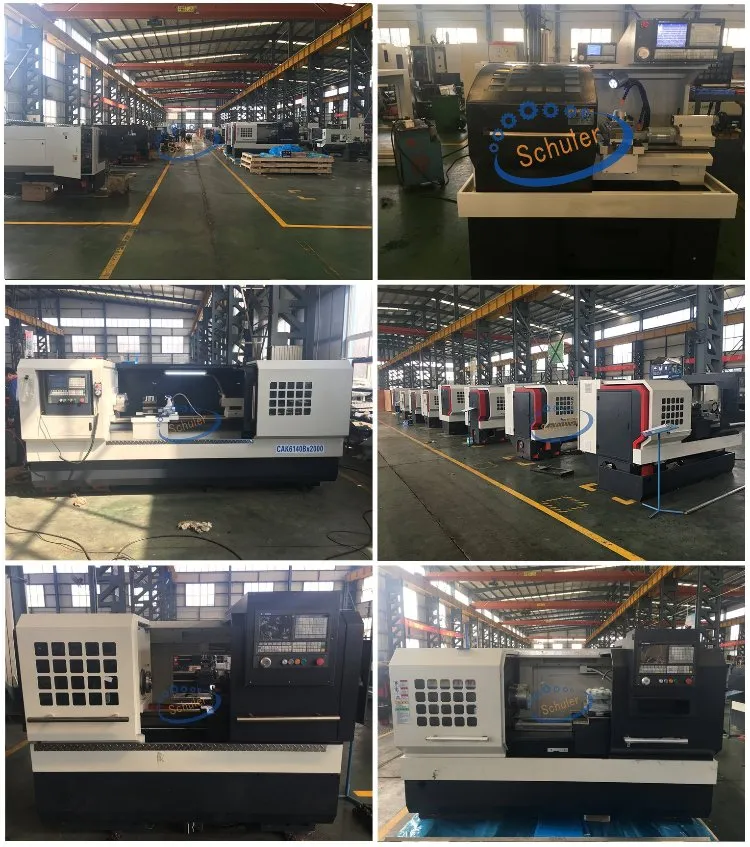 Top-Level Metal Horizontal Flat Bed CNC Lathe Cak6140b*2000mm