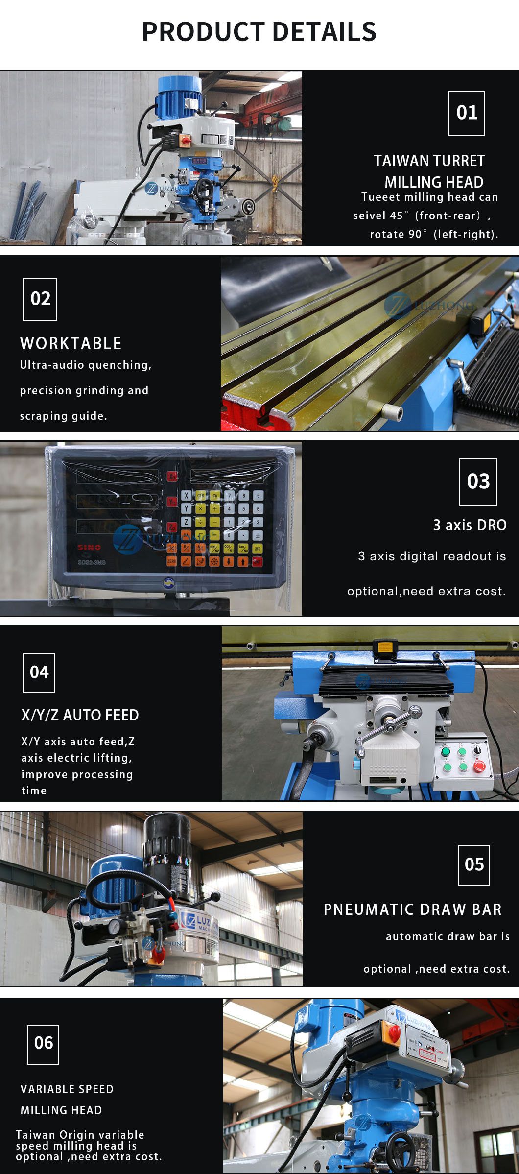 Universal Metal 4H/5H Vertical Turret Milling Machine