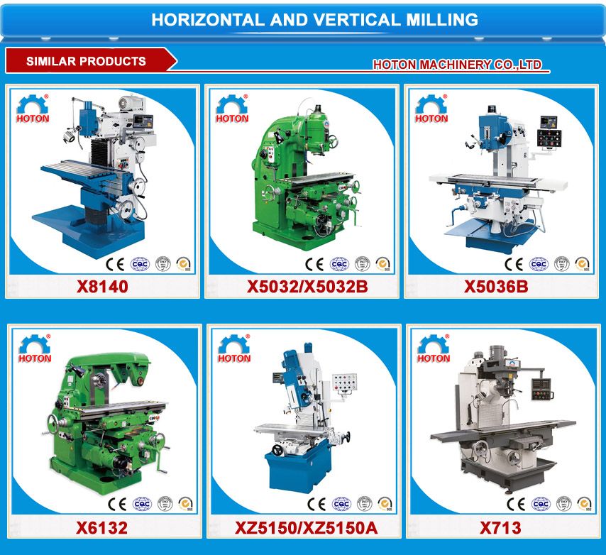 Universal Vertical Knee Type Milling Machine (X5040)