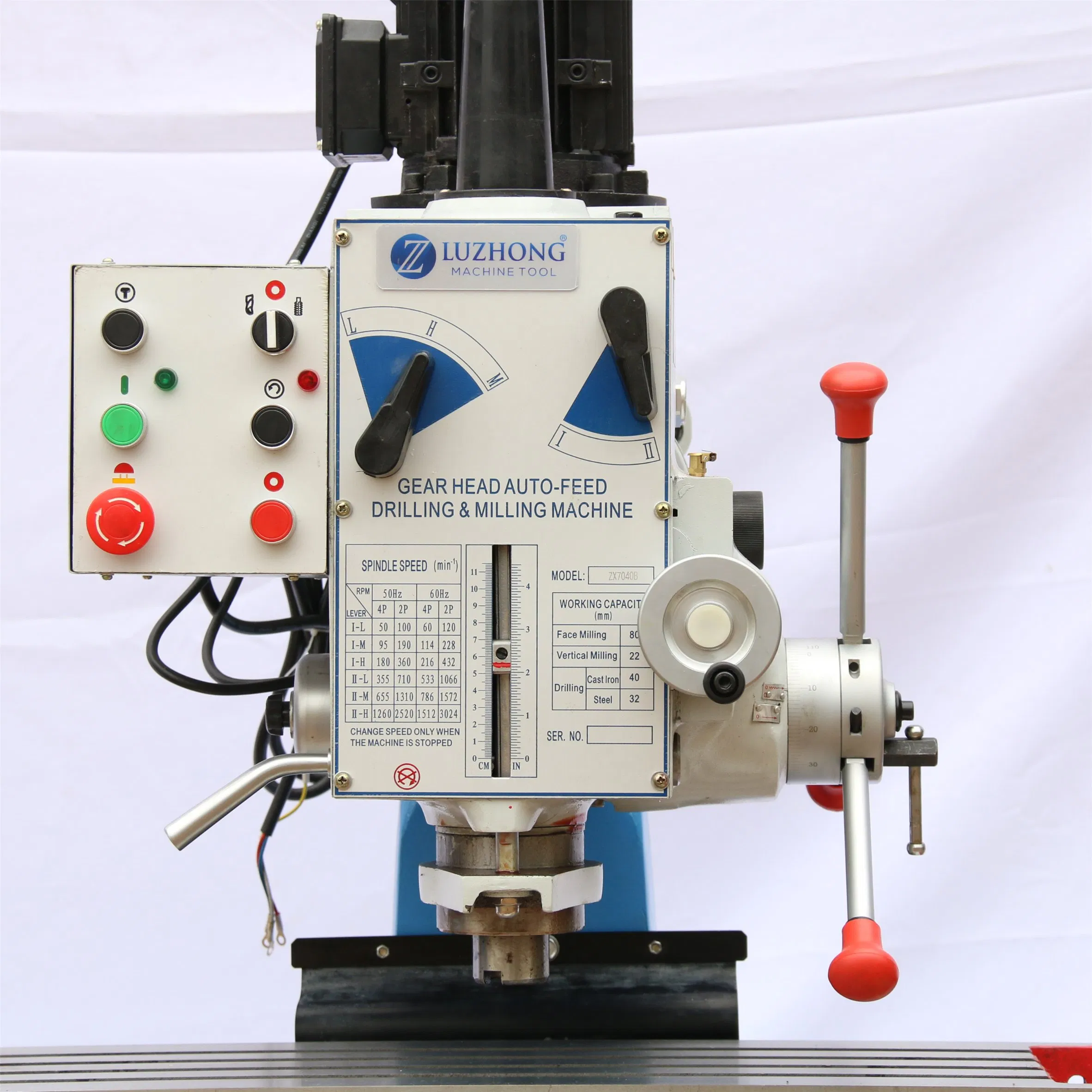 Vertical drilling and milling machine ZX7032 drilling and milling machine