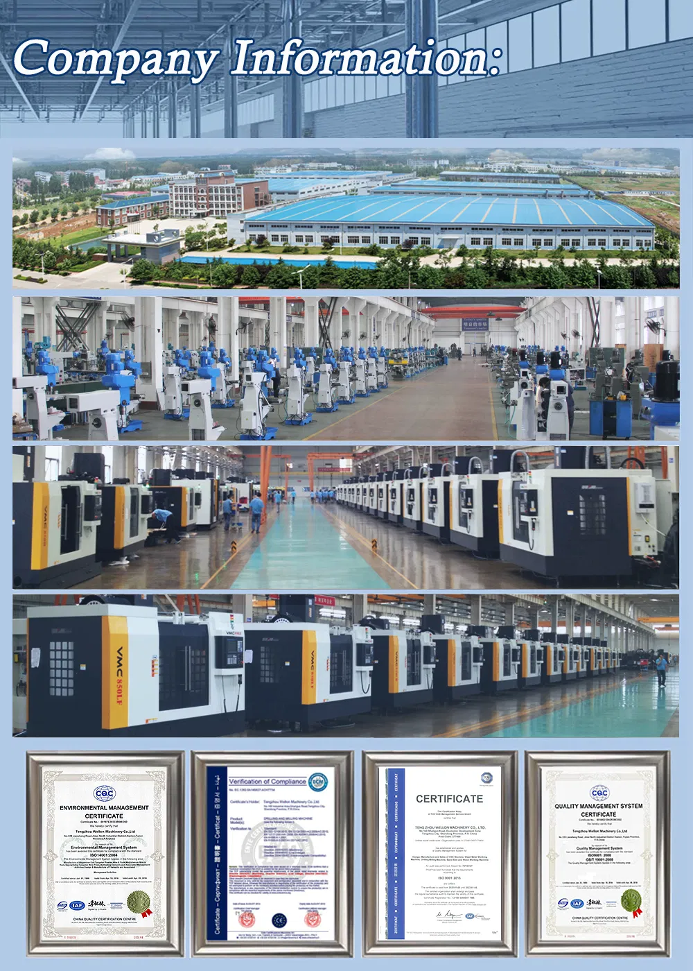 Vertical Drilling Tapping Machine Zs4112D Zs4116D