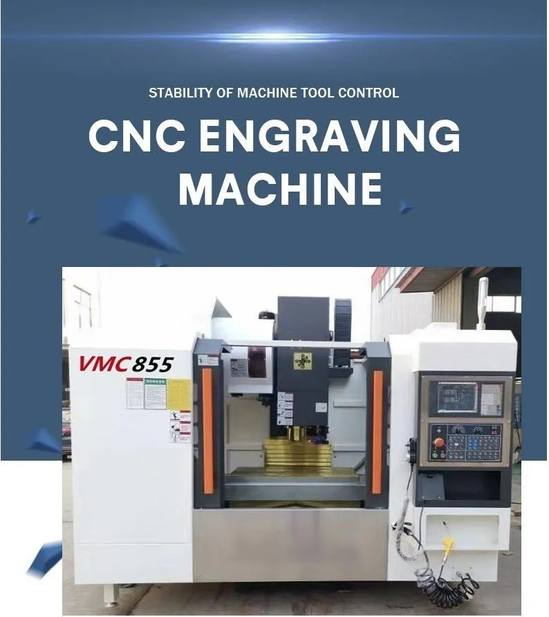 Vmc855 Machine Center for Metal Working Milling and Drilling High Speed CNC Milling Machine