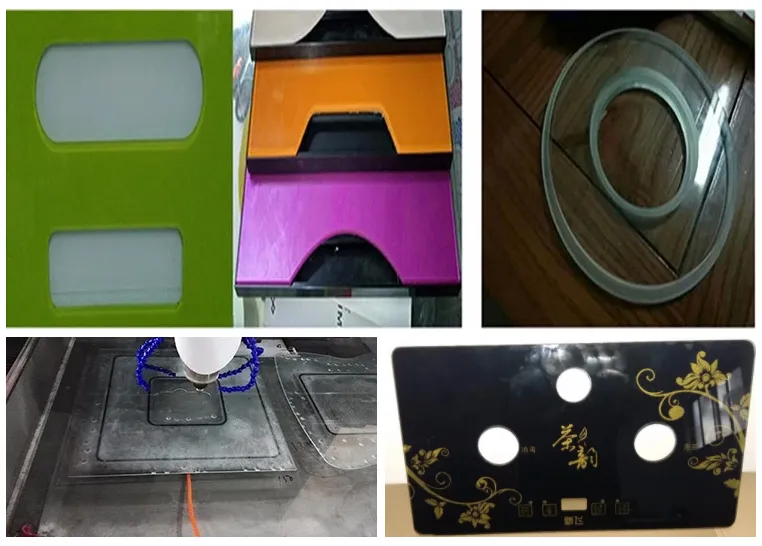 Zxx-1325c CNC Glass Door Clamp Notching and Grinding Machine