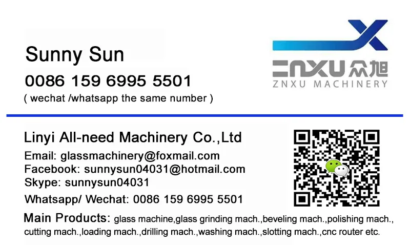 Zxx-1325c CNC Glass Machine for Notching Slotting Grooving Milling